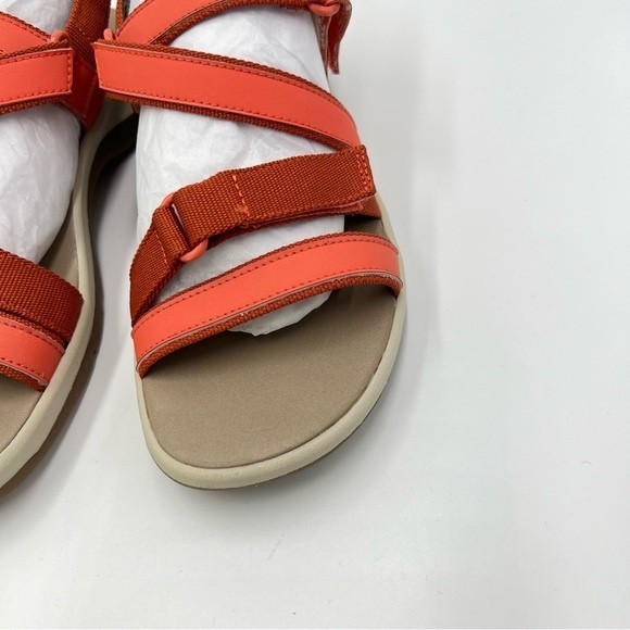 Rockport Women's Trail Technique Multi Coral Orange Sport Sandals Shoes Size 6.5 - Picture 6 of 15